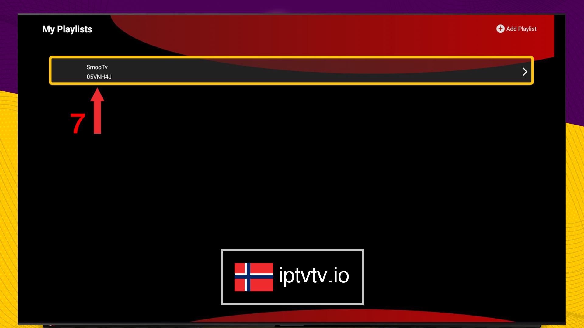 Velg din spilleliste for IPTV på 9XStream IPTV