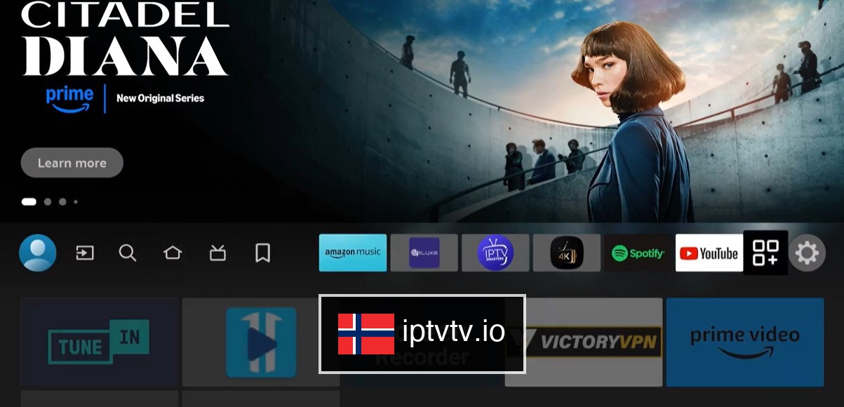 Fire TV Innstillingsmeny