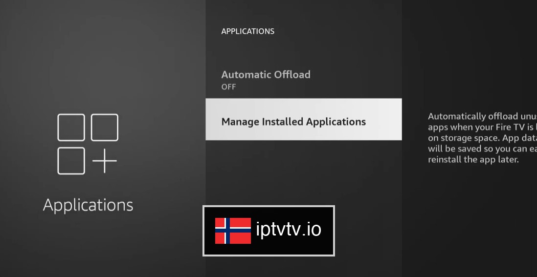 Administrer installerte applikasjoner