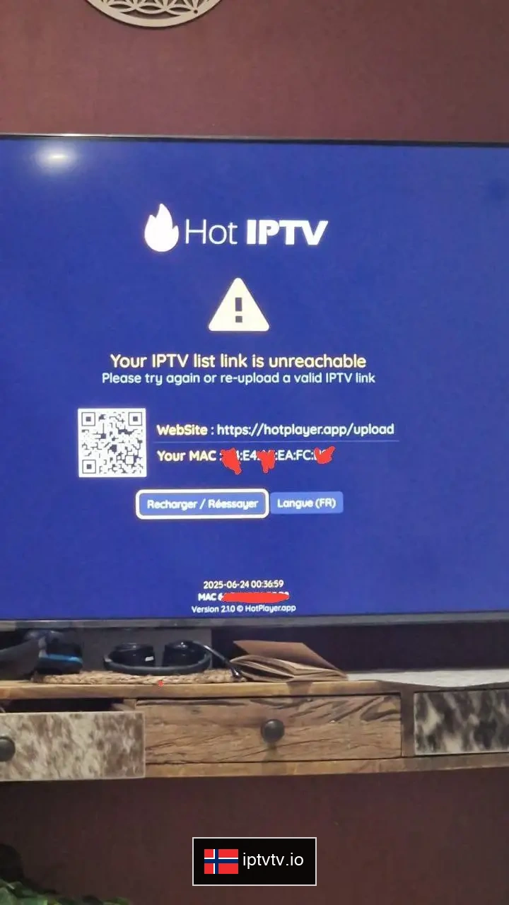 Få MAC-adressen din for IPTV på Hot Player