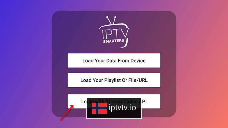 Velg Xtream Codes API for IPTV på Samsung TV