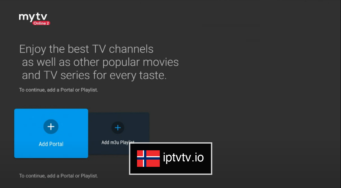 Legg til en ny portal for IPTV på Dreamlink