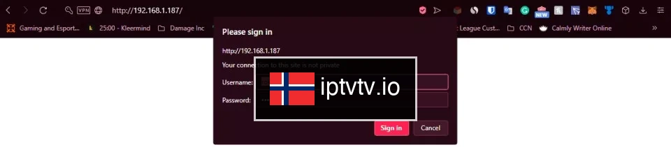 Få tilgang til Roku Installer for IPTV på enheten