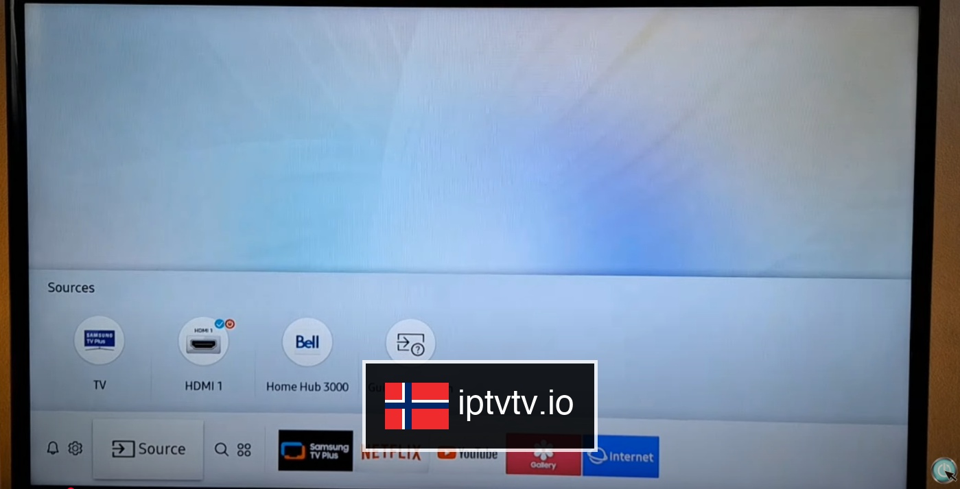 Gå til App Store for IPTV på Samsung TV