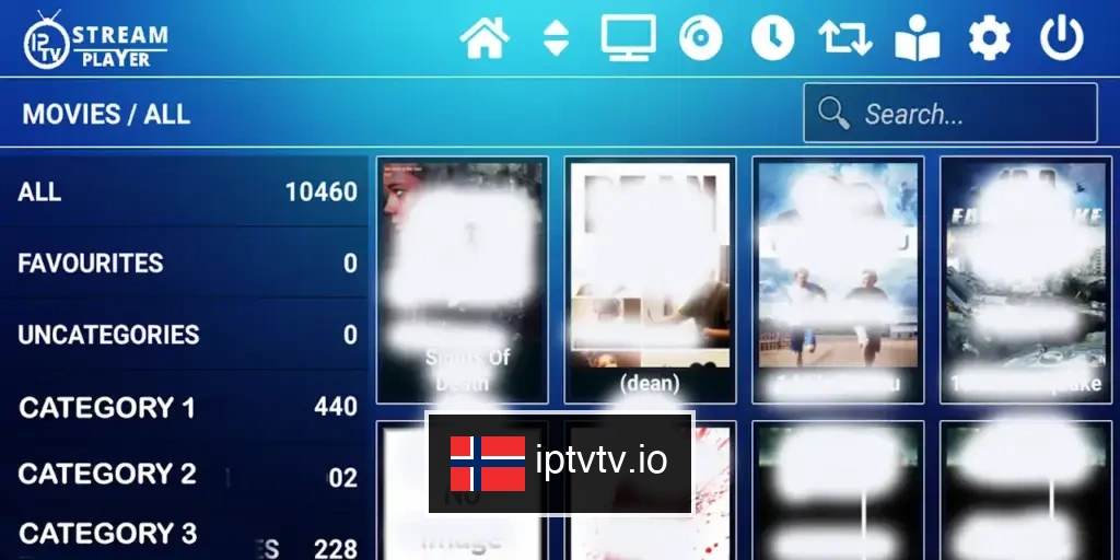 Begynn å se etter IPTV på IPTV Stream Player