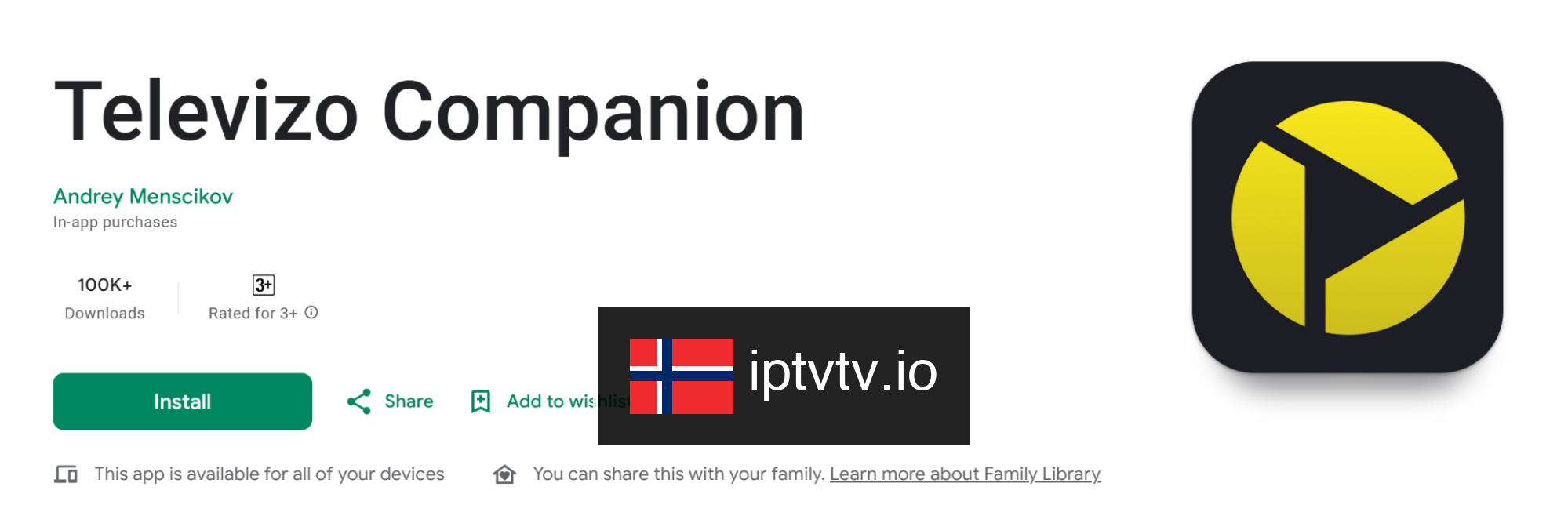 Legg til spilleliste for IPTV på Televizo IPTV