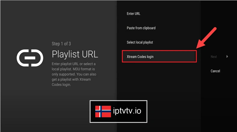 Legg til spilleliste for IPTV på TiviMate IPTV