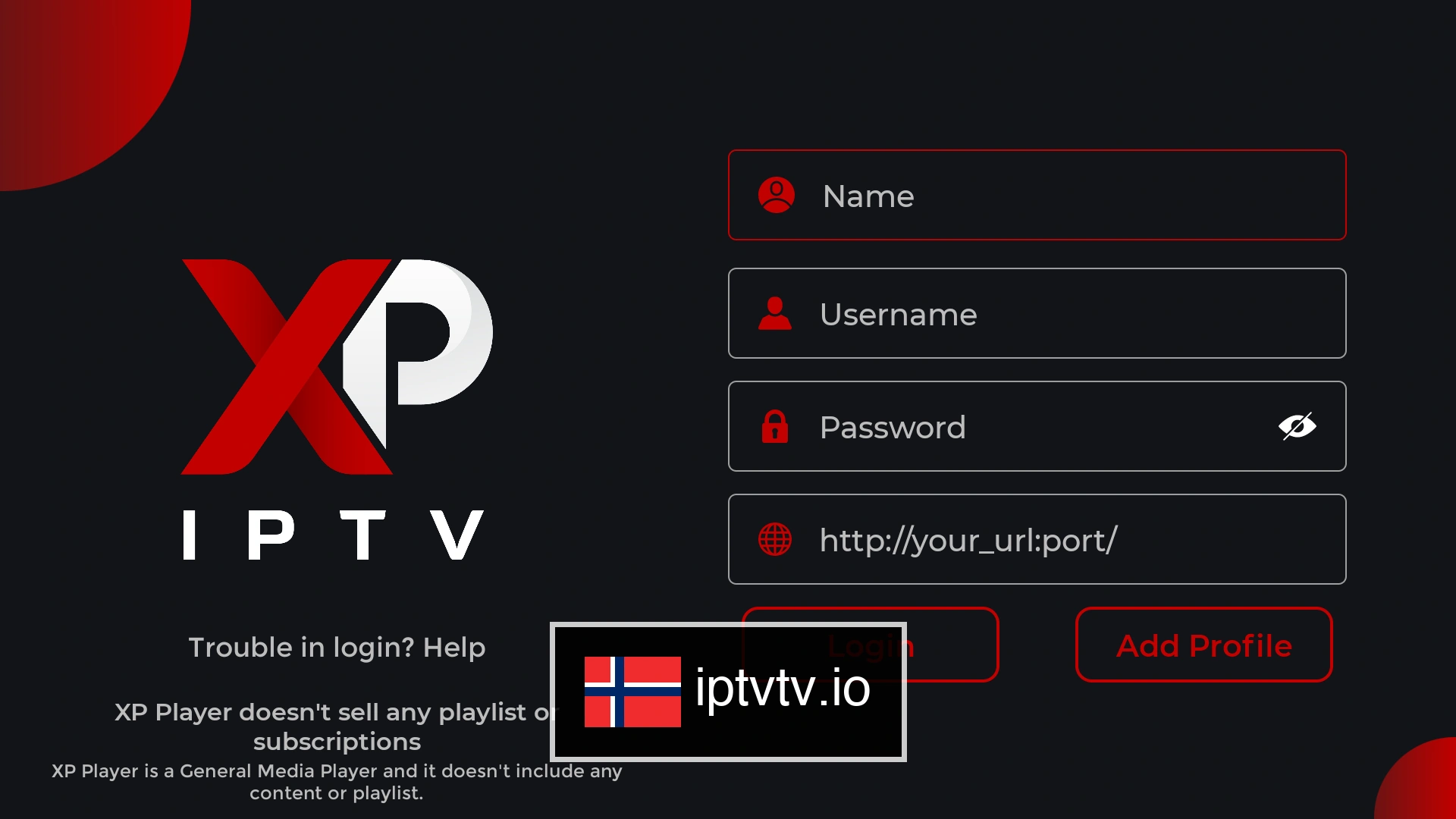 Vent på nedlasting for IPTV på XP IPTV